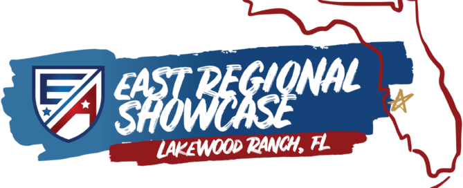 East Regional Showcase logo with Florida outline
